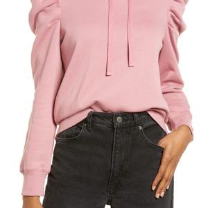 Puff Sleeve Janine Hoodie by Rebecca Minkoff